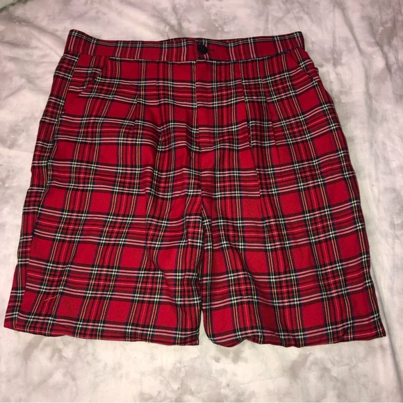 Urban Renewal High Waisted Plaid Pants - Picture 2 of 6